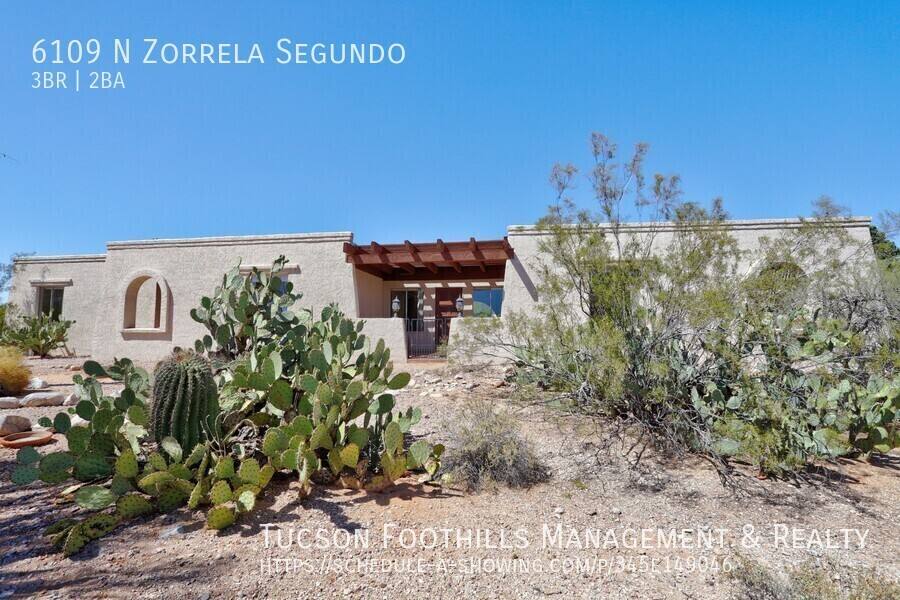 House for rent at 6109 N Zorrela Segundo, Tucson, AZ 85718