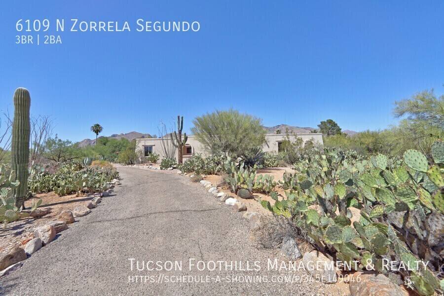 House for rent at 6109 N Zorrela Segundo, Tucson, AZ 85718
