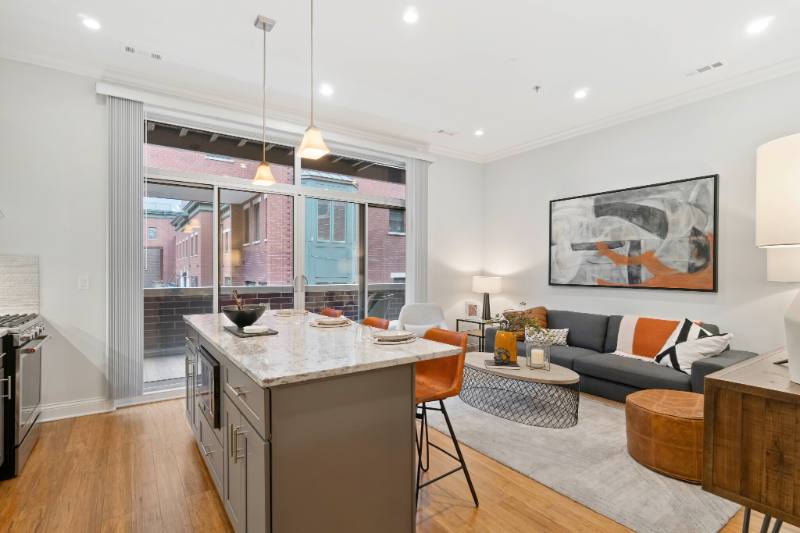 Apartment for rent at 1039 W Rundell Place, Chicago, IL 60607