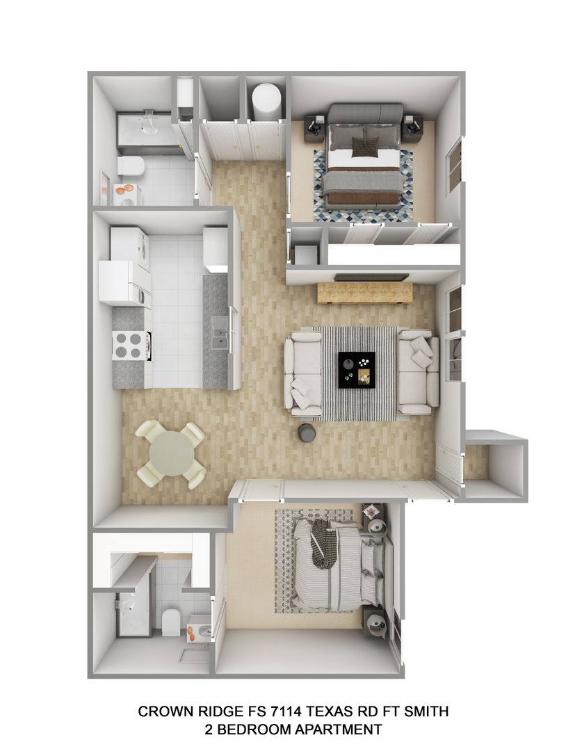 Apartment for rent at 7114 Texas Rd, Fort Smith, AR 72908