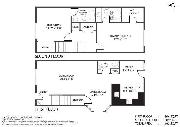 Townhouse for rent at 138 Blackman St #3, Clarksville, TN 37040