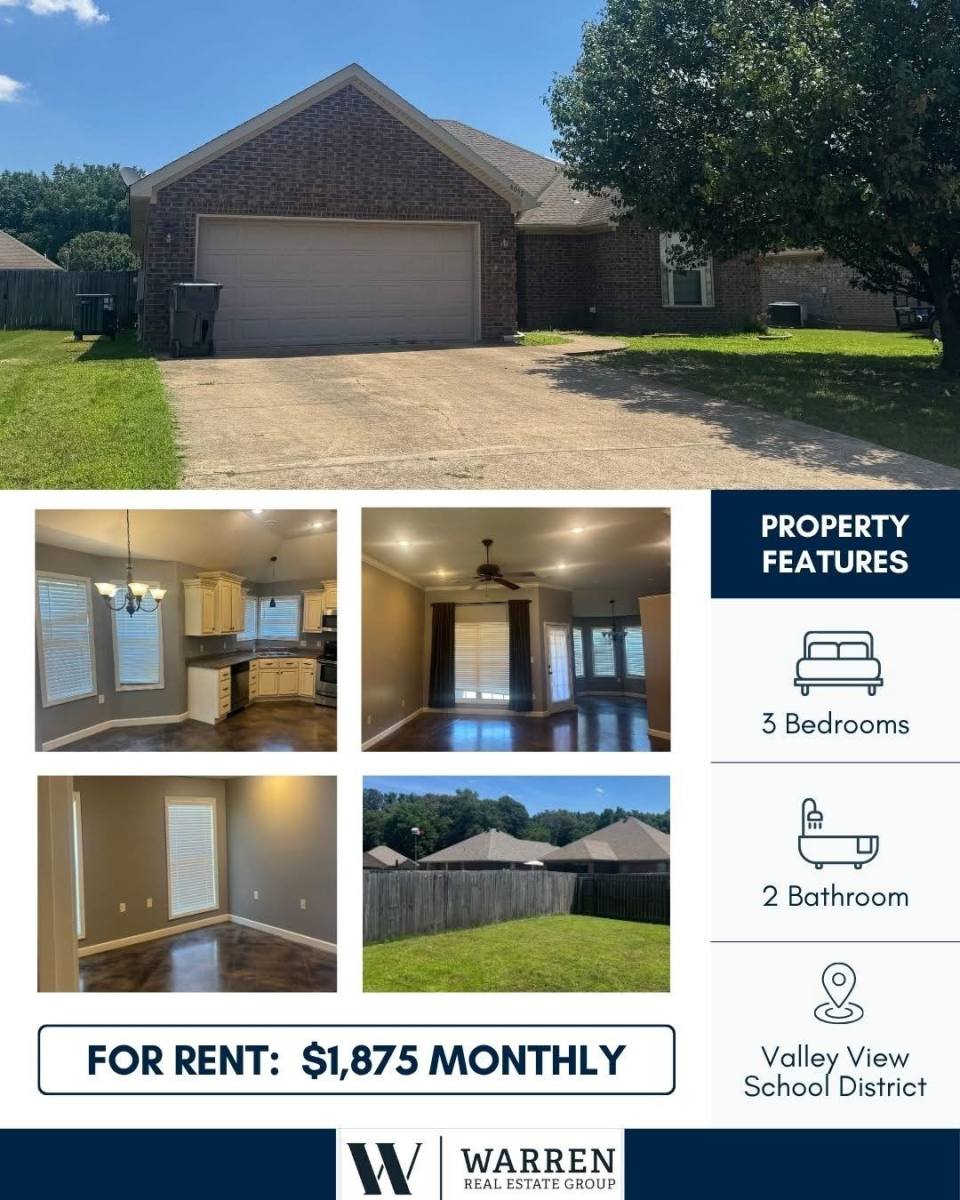 House for rent at 6052 Beaver Creek Lane, Jonesboro, AR 72404