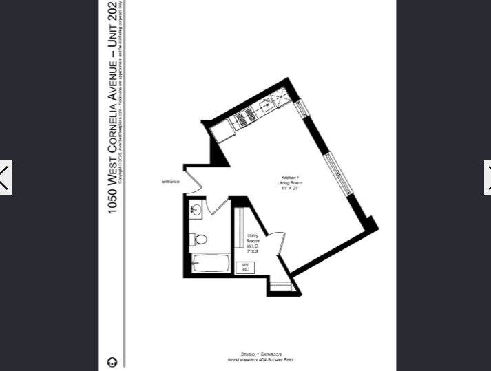 Apartment for rent at 1052 W Cornelia Ave #4, Chicago, IL 60657