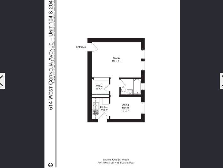 Apartment for rent at 514 W Cornelia Ave #3, Chicago, IL 60657