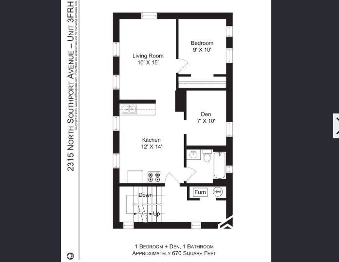 Apartment for rent at 2313 N Southport Ave #5, Chicago, IL 60614