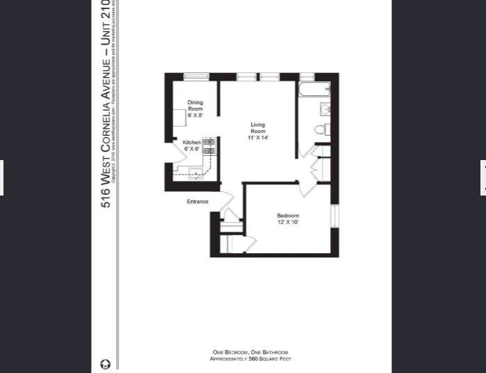 Apartment for rent at 522 W Cornelia Ave #4, Chicago, IL 60657