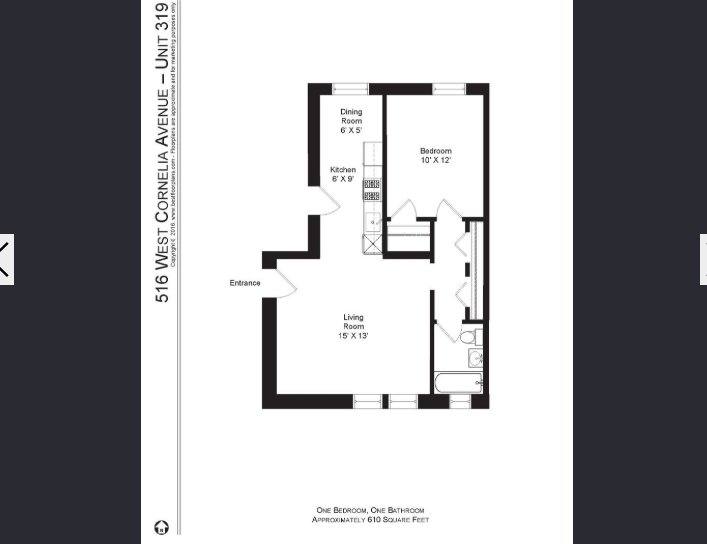 Apartment for rent at 522 W Cornelia Ave #5, Chicago, IL 60657