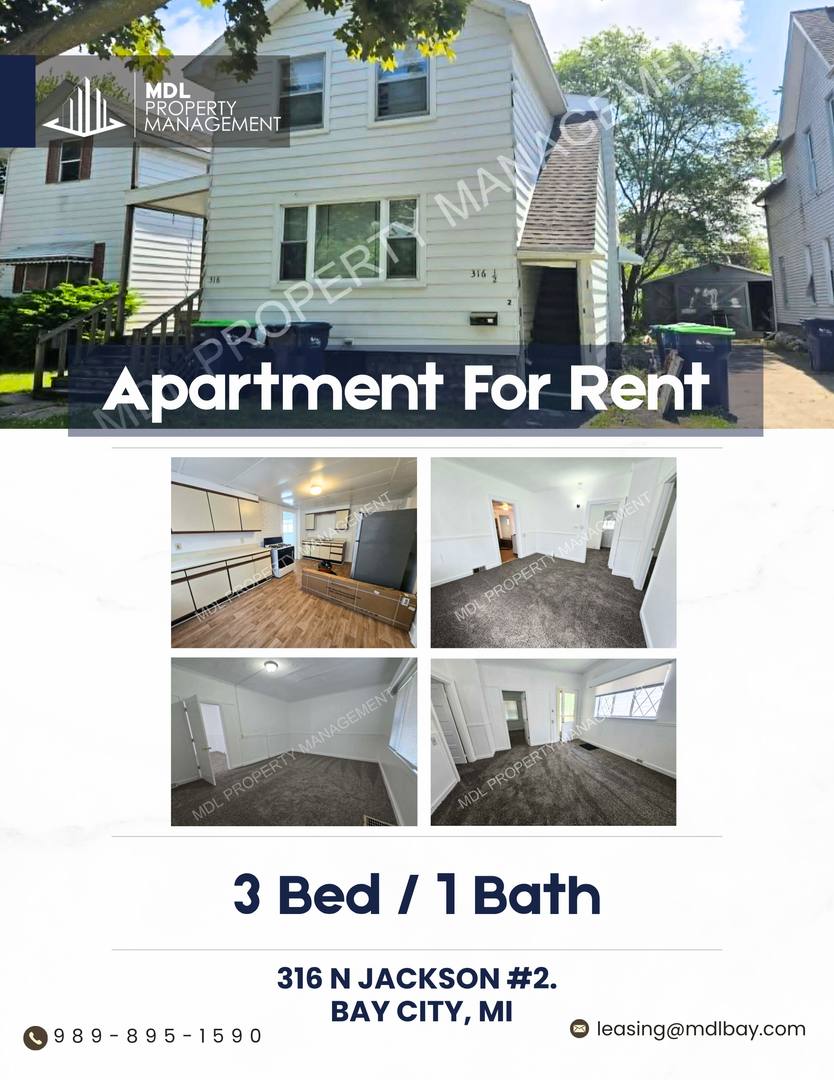 Apartment for rent at 316 N Jackson, Bay City, MI 48708