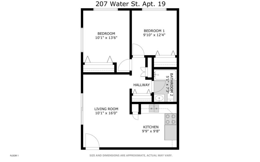 Apartment for rent at 207 Water St, Brooklyn, MI 49230