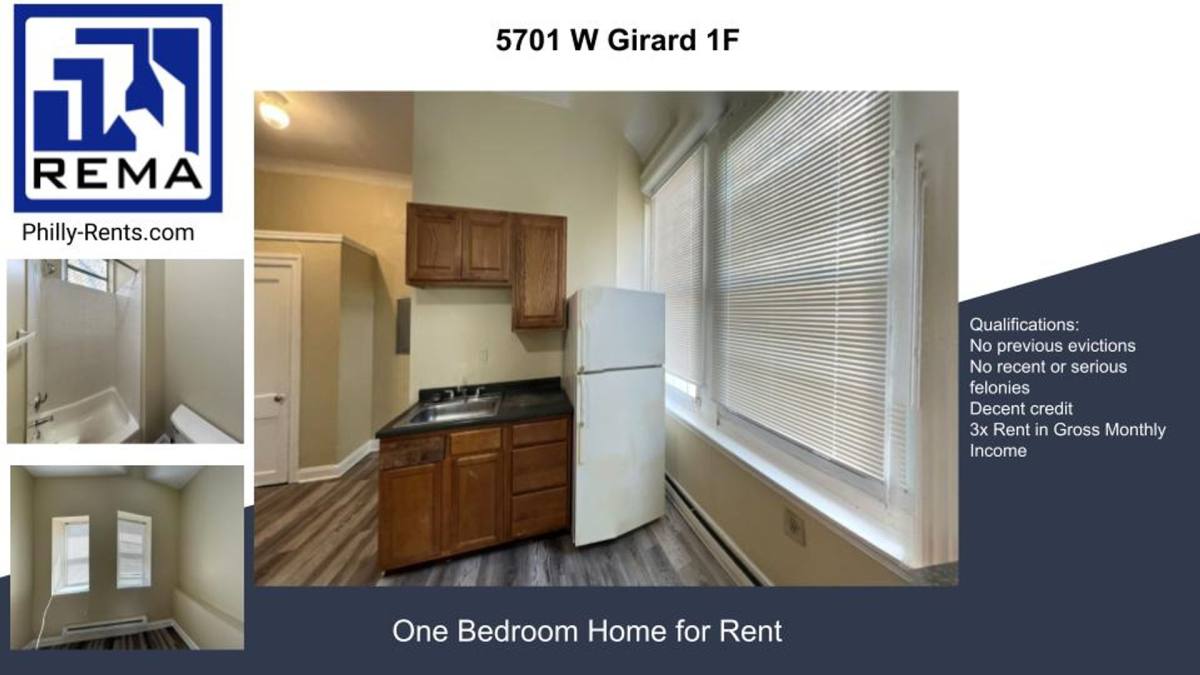 Apartment for rent at 5701 W Girard Ave, Philadelphia, PA 19131