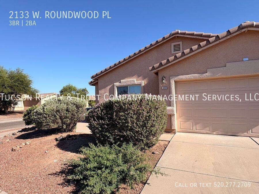 House for rent at 2133 W Roundwood Place, Tucson, AZ 85745