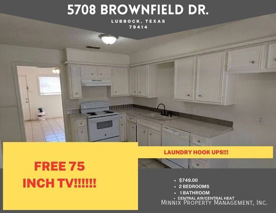 Apartment for rent at 5716 Brownfield Dr #C, Lubbock, TX 79414