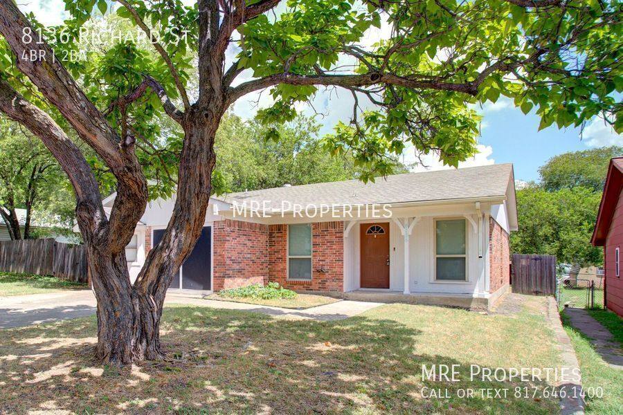 House for rent at 8136 Richard St, Fort Worth, TX 76108