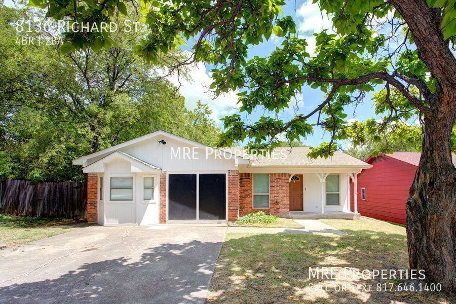 House for rent at 8136 Richard St, Fort Worth, TX 76108