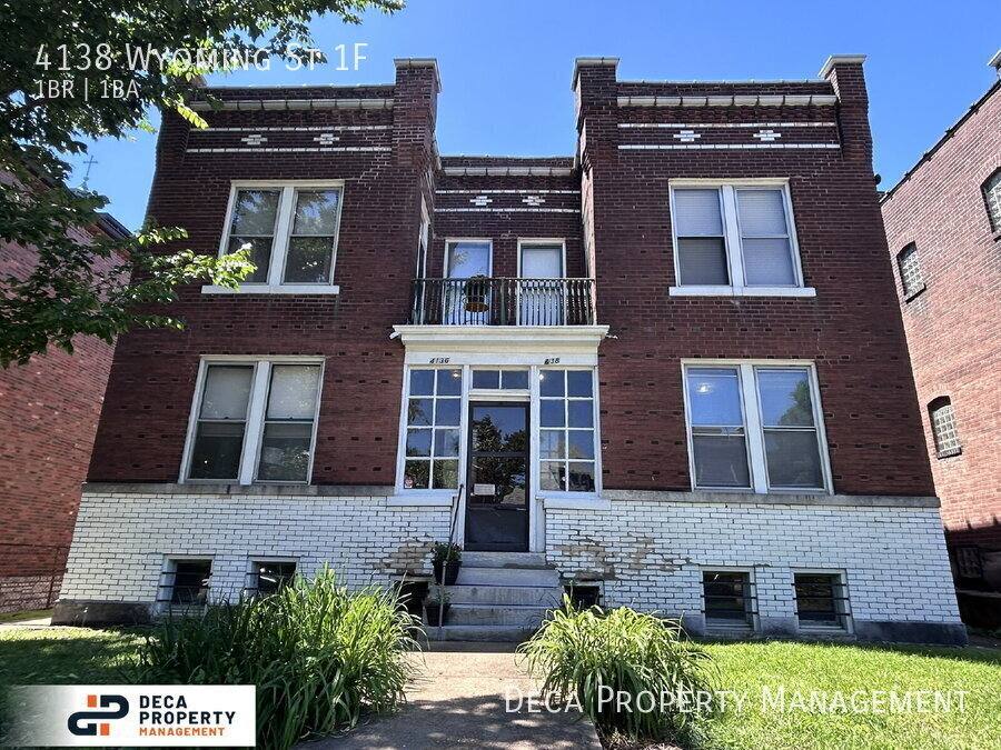 Apartment for rent at 4138 Wyoming St #1F, Saint Louis, MO 63116