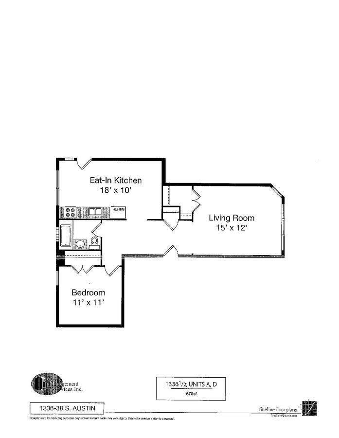 Apartment for rent at 13365 S Austin Blvd #D, Cicero, IL 60804