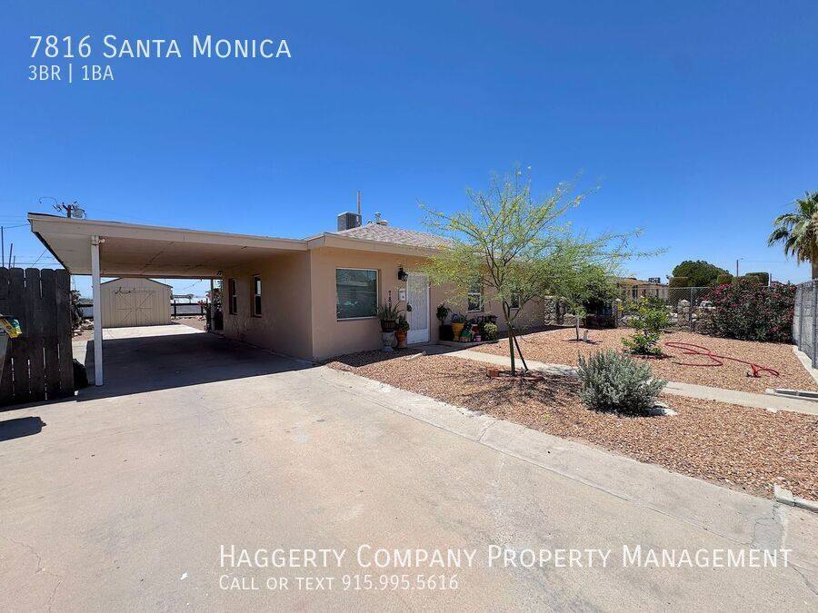 House for rent at 7816 Santa Monica, El Paso, TX 79915