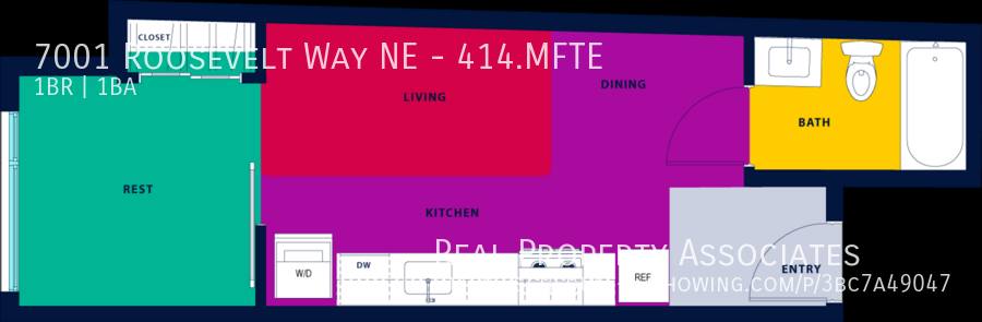 Apartment for rent at 7001 Roosevelt Way NE #MFTE, Seattle, WA 98115