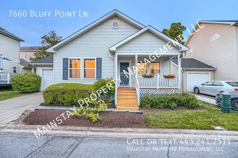 House for rent at 7660 Bluff Point Lane, Elkridge, MD 21075