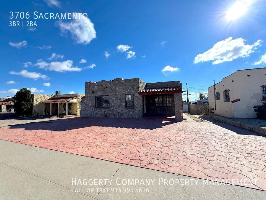 House for rent at 3706 Sacramento, El Paso, TX 79930
