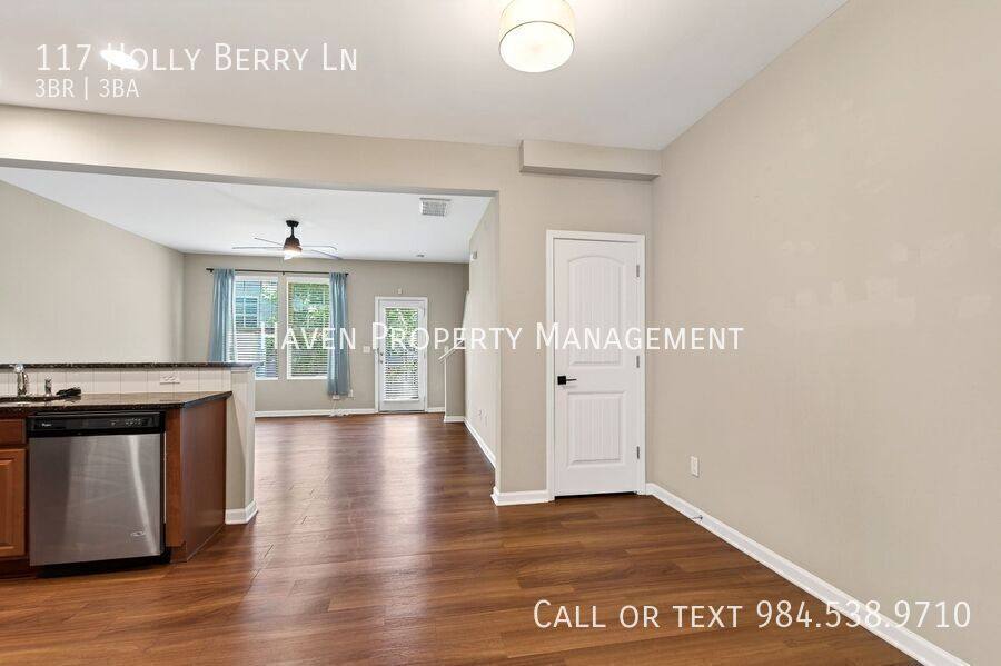 Townhouse for rent at 117 Holly Berry Lane, Durham, NC 27703