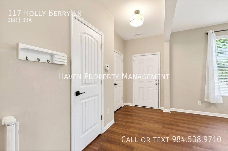 Townhouse for rent at 117 Holly Berry Lane, Durham, NC 27703