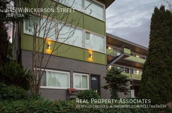 Apartment for rent at 845 W Nickerson St #4, Seattle, WA 98119