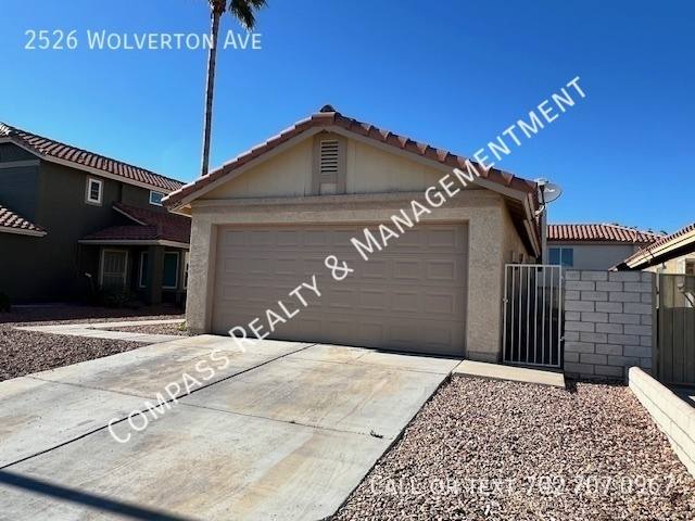 House for rent at 2526 Wolverton Ave, Henderson, NV 89074