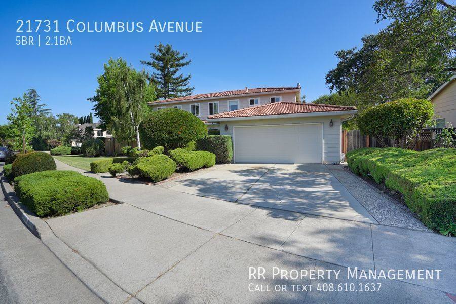 House for rent at 21731 Columbus Ave, Cupertino, CA 95014