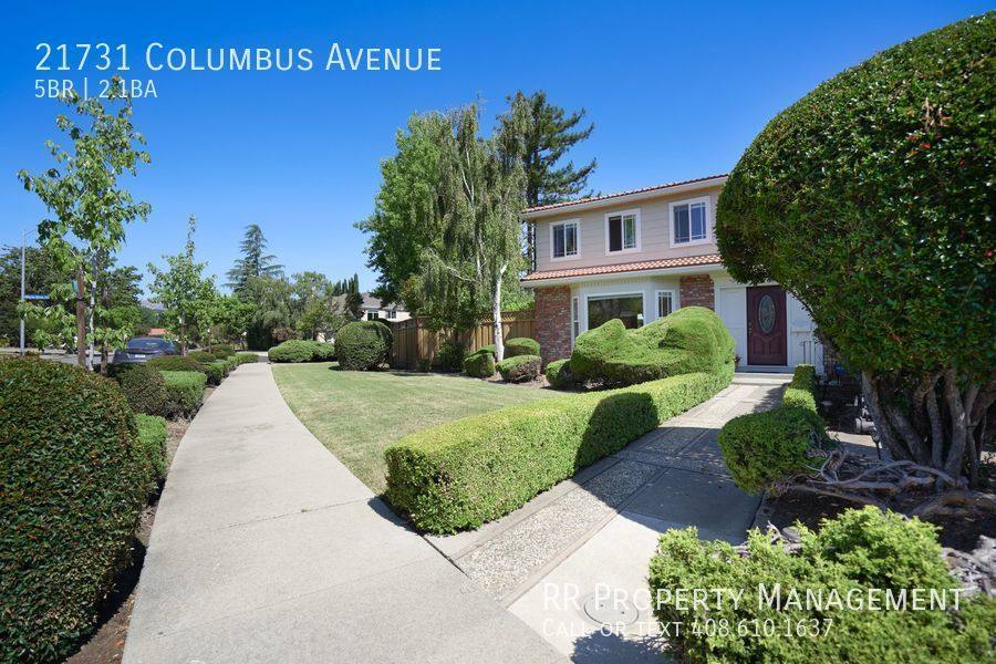House for rent at 21731 Columbus Ave, Cupertino, CA 95014