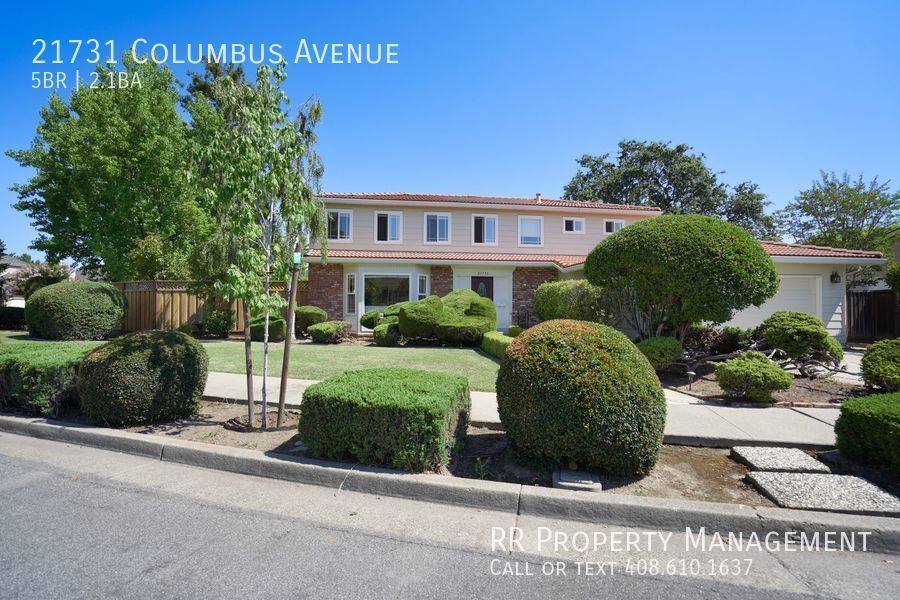 House for rent at 21731 Columbus Ave, Cupertino, CA 95014