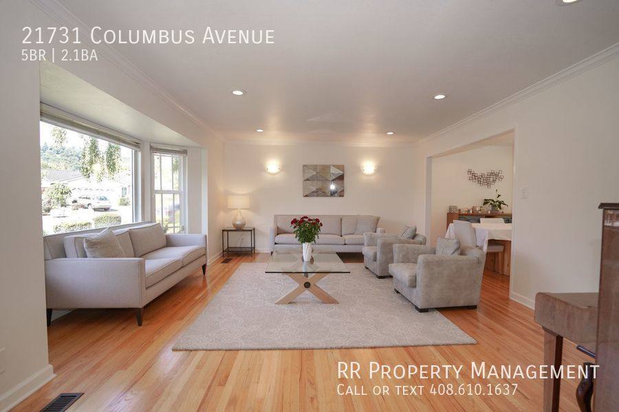 House for rent at 21731 Columbus Ave, Cupertino, CA 95014