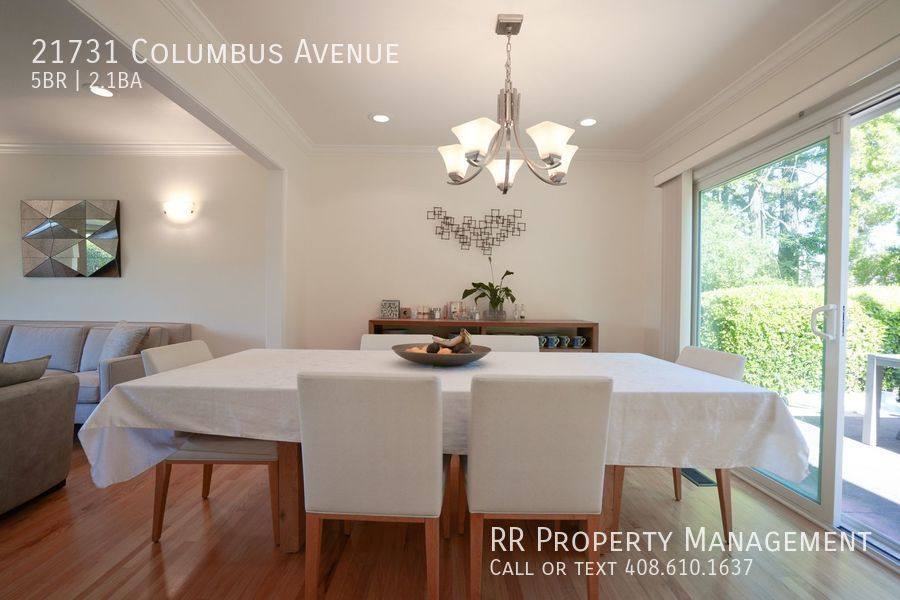 House for rent at 21731 Columbus Ave, Cupertino, CA 95014