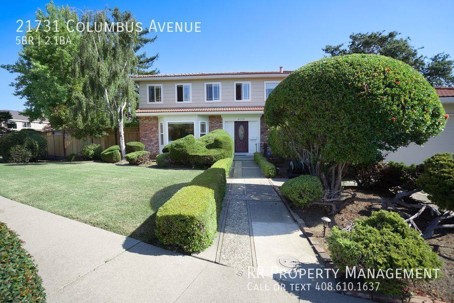 House for rent at 21731 Columbus Ave, Cupertino, CA 95014