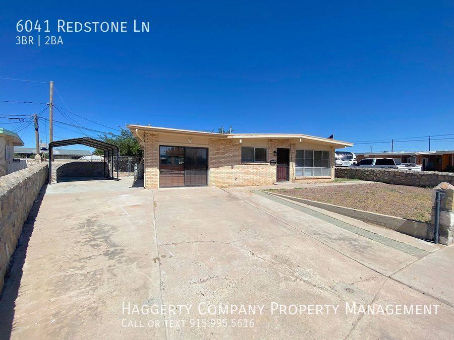 House for rent at 6041 Redstone Lane, El Paso, TX 79924