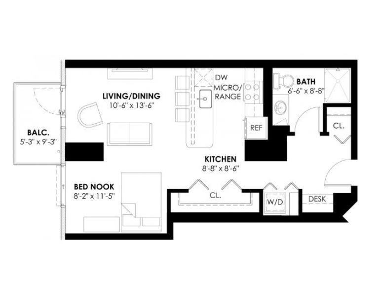 Apartment for rent at 1457 N Halsted, Chicago, IL 60642