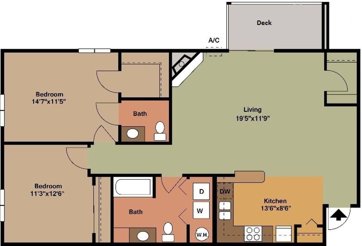 Apartment for rent at 201 Monroe St, Beaver Dam, WI 53916