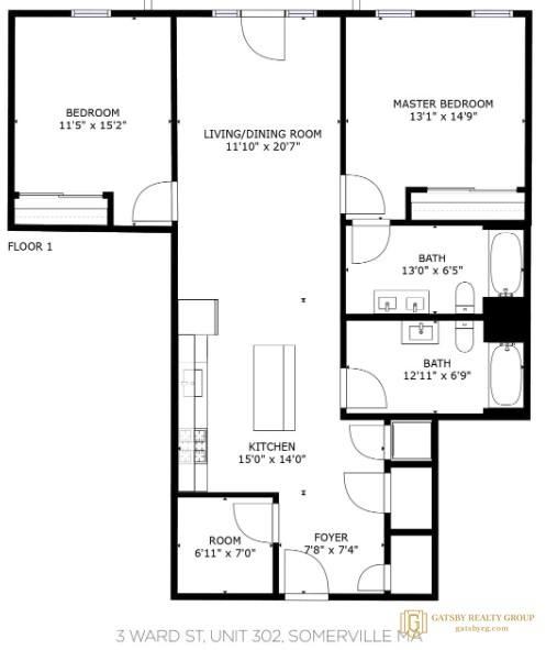 Apartment for rent at 3 Ward St #302, Somerville, MA 02143