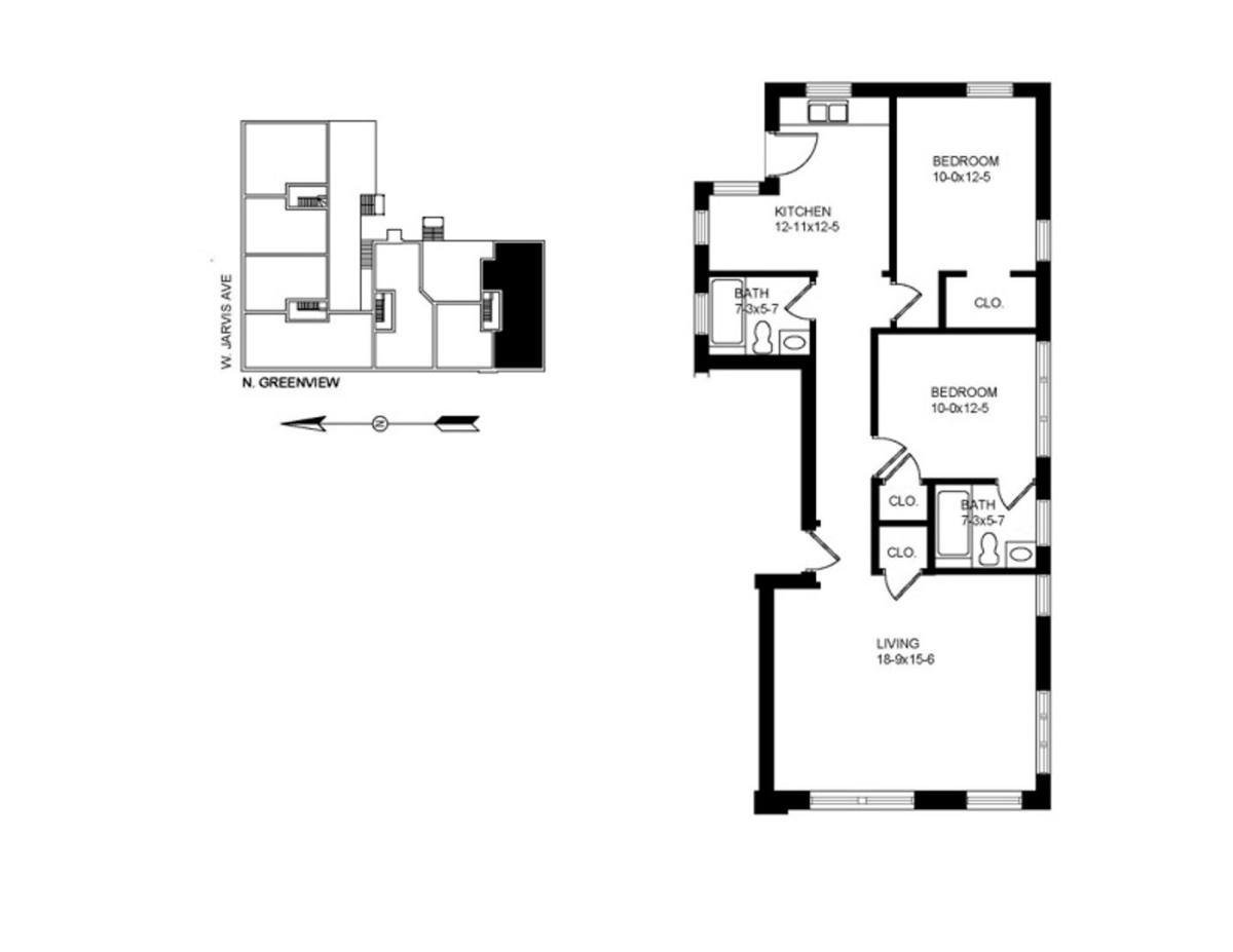 Apartment for rent at 1439-47 W Jarvis Ave 7359-65 N Greenview, Chicago, IL 60626