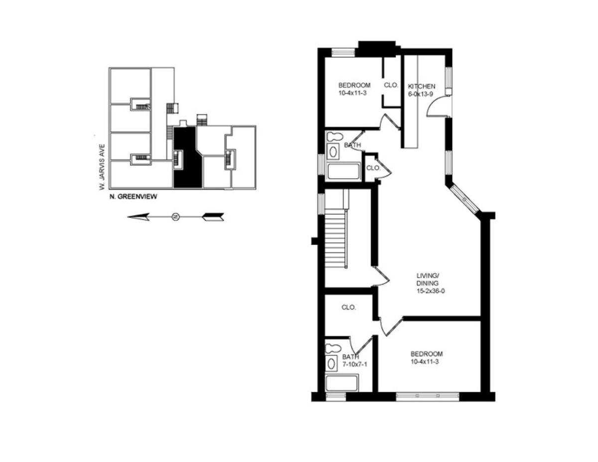 Apartment for rent at 1439-47 W Jarvis Ave 7359-65 N Greenview, Chicago, IL 60626