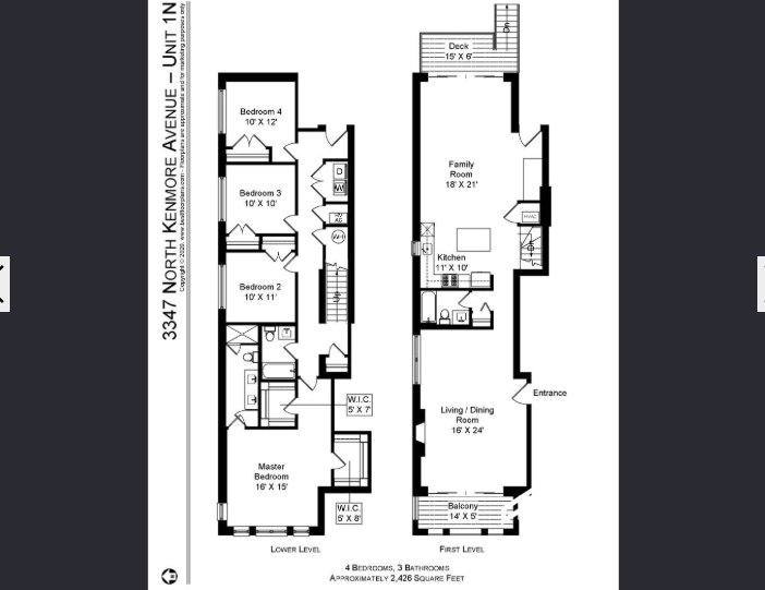 Apartment for rent at 3347 N Kenmore Ave #3N, Chicago, IL 60657
