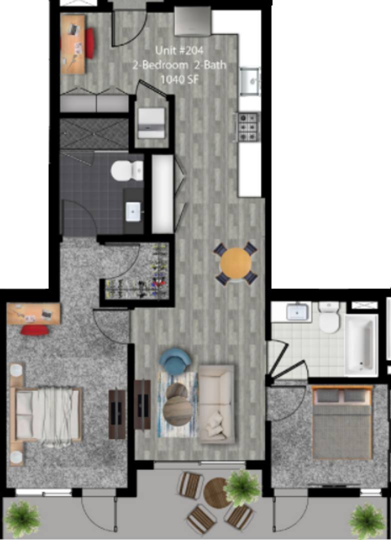 Apartment for rent at 5122 W Maplewood Ave, Los Angeles, CA 90004