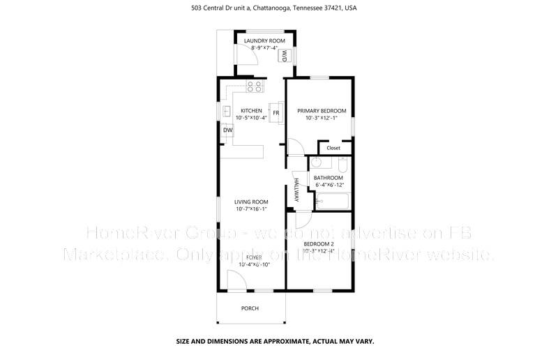 Apartment for rent at 503 Central Dr #A, Chattanooga, TN 37421