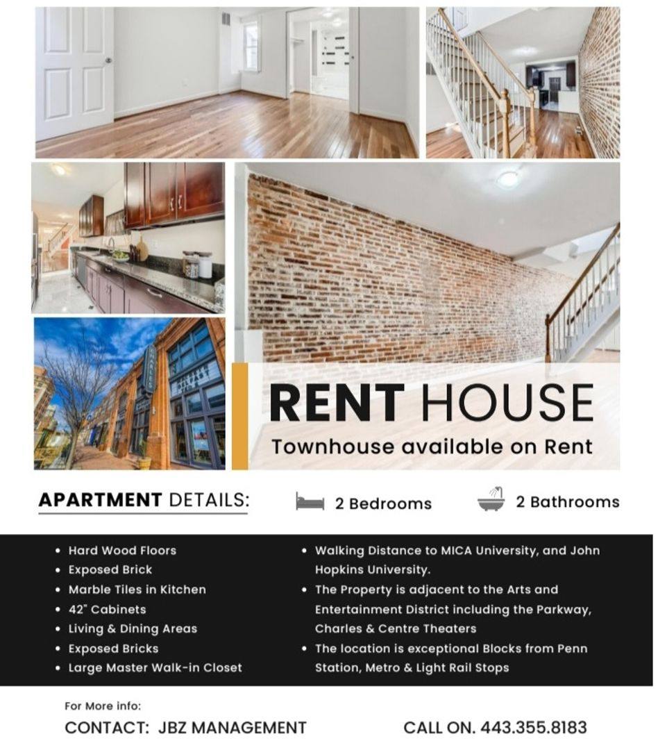 House for rent at 437 Pitman Place, Baltimore, MD 21202