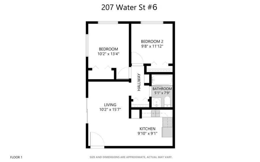 Apartment for rent at 207 Water St, Brooklyn, MI 49230