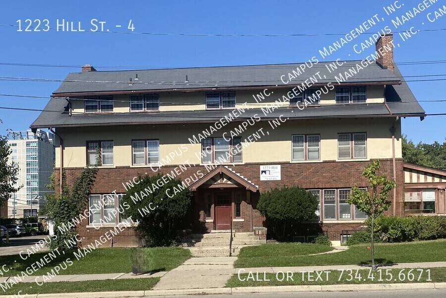 Apartment for rent at 1223 Hill St, Ann Arbor, MI 48104