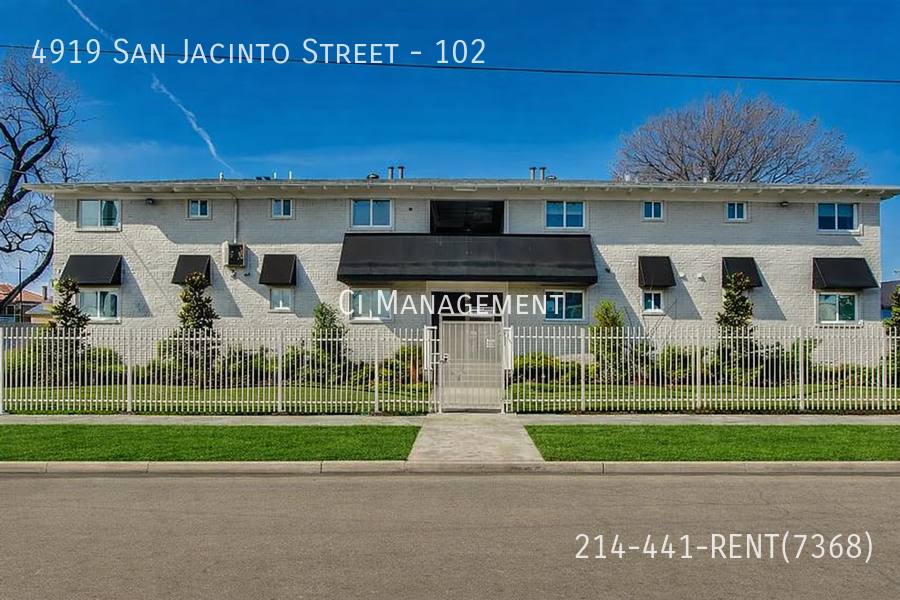 Apartment for rent at 4919 San Jacinto St #102, Dallas, TX 75206