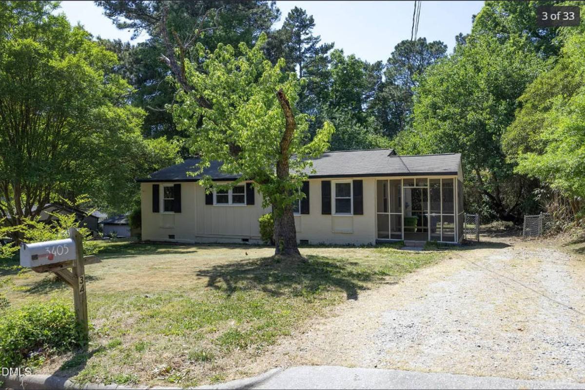 House for rent at 3405 Apache Dr, Raleigh, NC 27609
