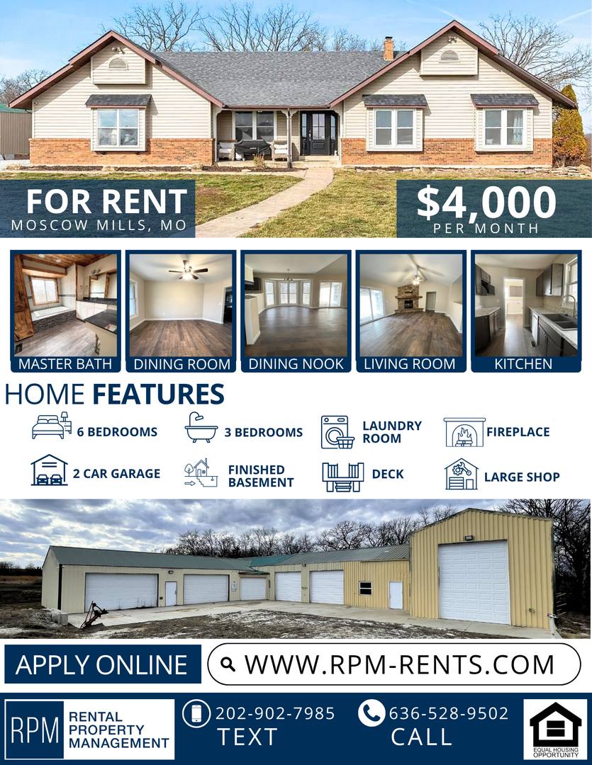 House for rent at 2101 W Outer Highway 61, Moscow Mills, MO 63362