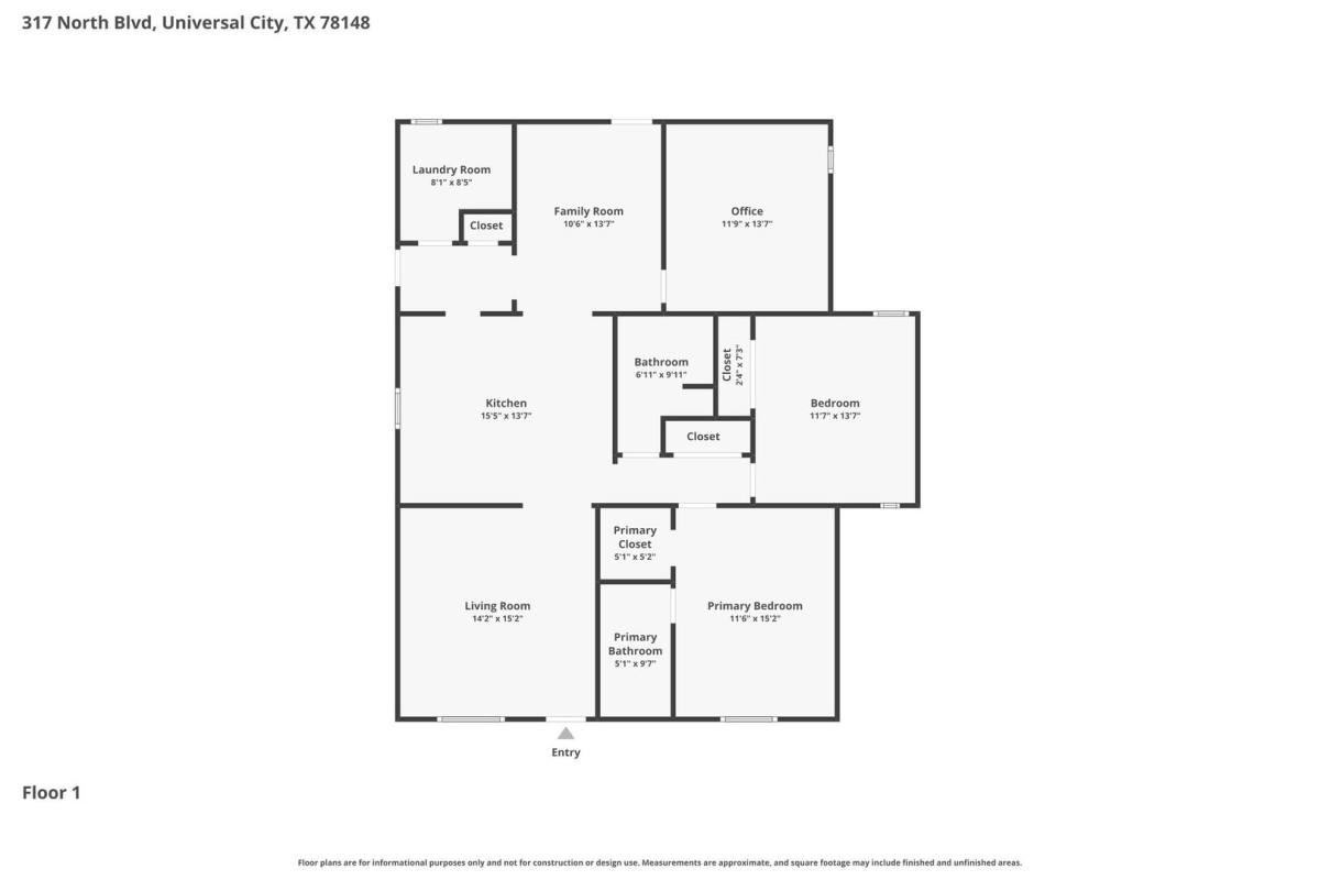 House for rent at 317 N Blvd, Universal City, TX 78148